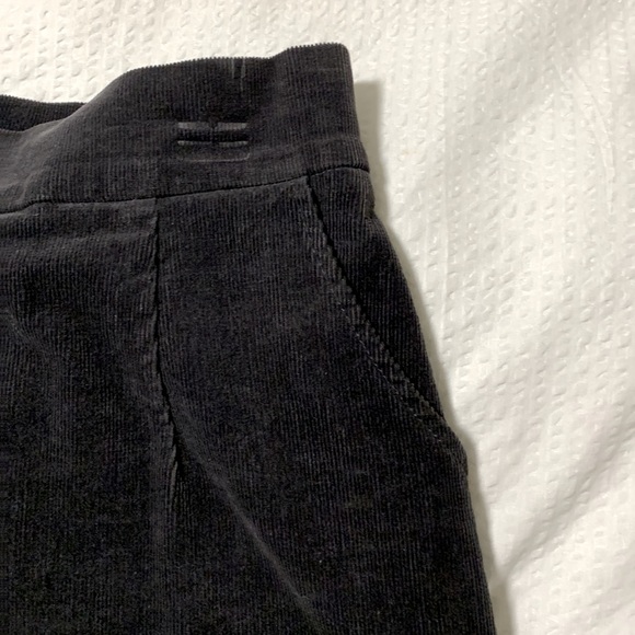 Black corduroy mini skirt - Picture 2 of 3